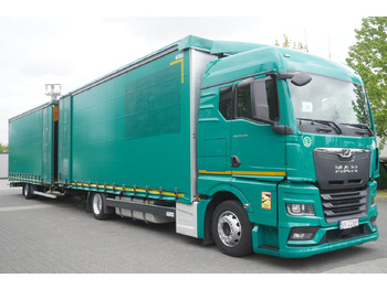 Caminhão com lona MAN TGX 18.470 / Trailer 19 EPAL / Curtainsider 19 EPAL / 2022 / Retarder / 15 units: foto 3