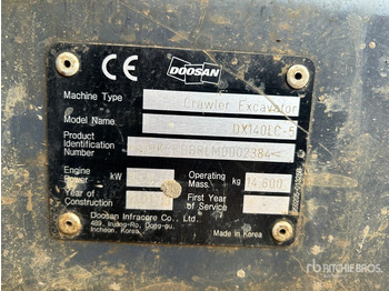 Escavadora de rastos DOOSAN DX140LC-5