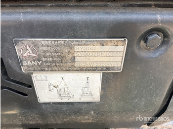 Mini escavadeira 2020 Sany SY35U Mini Excavator:  &lt;6.6t: foto 4