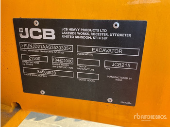 Escavadora de rastos JCB