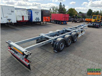 Semireboque transportador de contêineres/ Caixa móvel FLIEGL