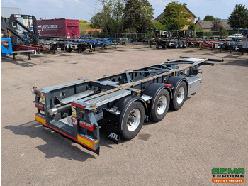 Semireboque transportador de contêineres/ Caixa móvel VAN HOOL 20'/30'