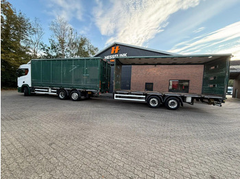 Caminhão com lona Scania R500 NGS 6X2 Retarder Stuuras 551.670KM! Schuifzeilen Combi Hefdak: foto 5