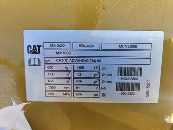 Balde escavadora CATERPILLAR