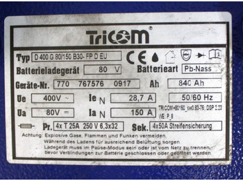 Bateria automotiva TRICOM D 400 G 80/150: foto 5
