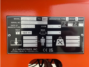 Plataforma telescópica JLG 460 SJ HC3: foto 3