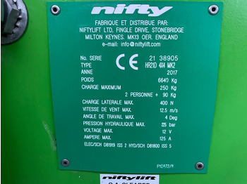 Plataforma articulada Niftylift HR 21 4x4: foto 3