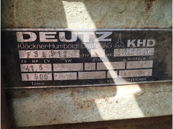 Motor e peças de Máquina de construção SILNIK Deutz F3 L 912: foto 2