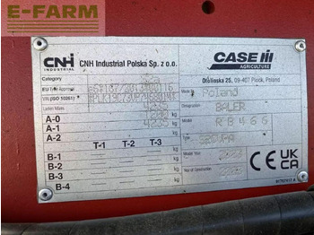 Enfardadeira de fardos quadrados Case-IH rb 466 hd pro cutter 25 k: foto 5 Enfardadeira de fardos quadrados Case-IH rb 466 hd pro cutter 25 k: foto 5