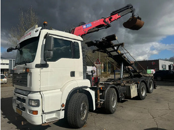 Caminhão polibenne, Caminhão grua MAN TGA 35.440 8X2 - EURO 4 + HMF 2620K-RC 2018! + R: foto 3
