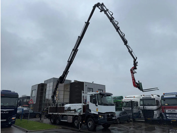 Locação de Renault C430 8X4 - EURO 6 + HIAB 288 E-5 + JIB 70X-4 + REMOTE + FULL STEEL SUSP. TÜV TILL 12-2025 Renault C430 8X4 - EURO 6 + HIAB 288 E-5 + JIB 70X-4 + REMOTE + FULL STEEL SUSP. TÜV TILL 12-2025: foto 2