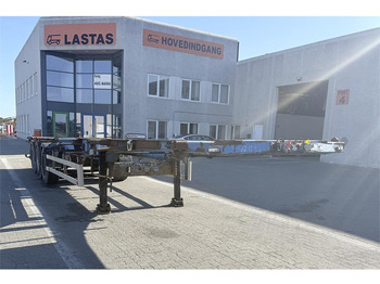 Semireboque transportador de contêineres/ Caixa móvel LECITRAILER