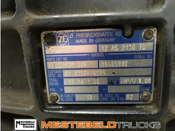 Caixas de velocidade e peças de Caminhão MAN Versnellingsbak 12 AS 2130 TD: foto 3
