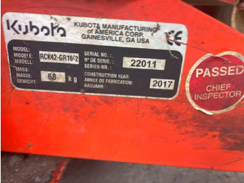 Cortador de grama Kubota GR1600-ID-II: foto 2