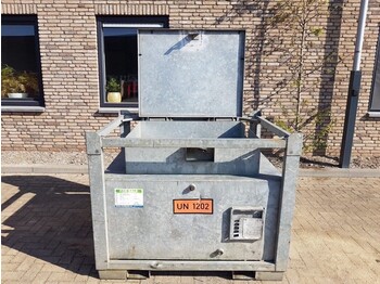 Depósito de armazenamento OTTO 1000 liter dieseltank IBC Gegalvaniseerd as New !: foto 3