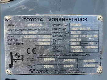 Empilhadeira elétrica Toyota Traigo 16 1.6 ton Duplex Freelift Elektra Heftruck: foto 4