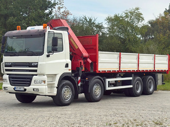 Caminhão basculante, Caminhão grua DAF CF 85.380 * HMF 2823 K6 (B3) + FUNK * 8x4 * TOP: foto 4