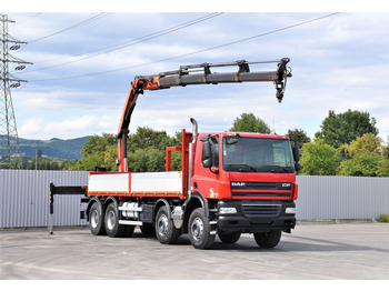 Locação de DAF CF 85.410 Pritsche 6,80m + KRAN / FUNK/8x4  DAF CF 85.410 Pritsche 6,80m + KRAN / FUNK/8x4: foto 2