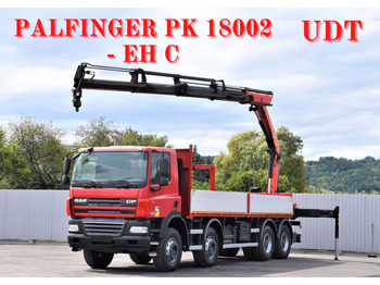 Locação de DAF CF 85.410 Pritsche 6,80m + KRAN / FUNK/8x4  DAF CF 85.410 Pritsche 6,80m + KRAN / FUNK/8x4: foto 1