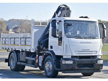 Caminhão basculante, Caminhão grua Iveco Eurocargo 180E28 *HIAB 122 B-2 DUO* TOPZUSTAND: foto 3