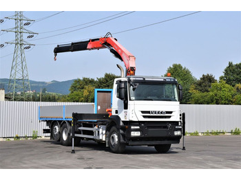 Locação de Iveco Stralis 310 PRITSCHE 7,05m +KRAN +FUNK  Iveco Stralis 310 PRITSCHE 7,05m +KRAN +FUNK: foto 1