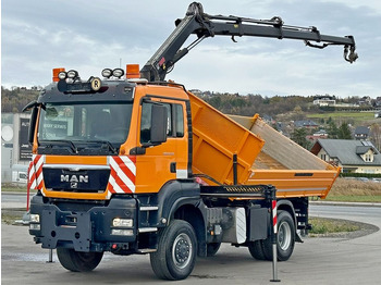 Caminhão basculante, Caminhão grua MAN TGS 18.360 * HIAB 099 E-3 HIDUO + FUNK *4x4: foto 3