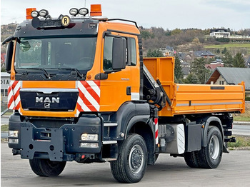 Caminhão basculante, Caminhão grua MAN TGS 18.360 * HIAB 099 E-3 HIDUO + FUNK *4x4: foto 5