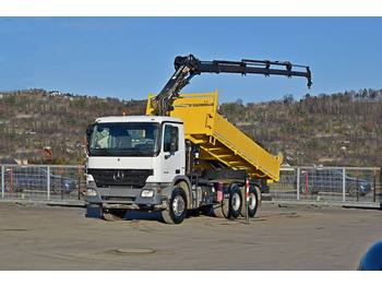 Caminhão grua, Caminhão basculante Mercedes-Benz ACTROS 2636 * TEREX 165.2E - A4 + FUNK/6x4: foto 2