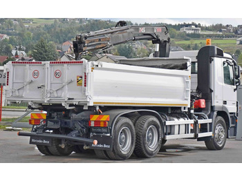 Caminhão basculante, Caminhão grua Mercedes-Benz ACTROS 2641 * HIAB 144 B-2 DUO * 6x4 *TOPZUSTAND: foto 4