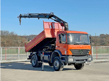 Caminhão grua Mercedes-Benz AXOR 1829 * HIAB 1111 HIDUO + FUNK * TOP * 4x4: foto 2