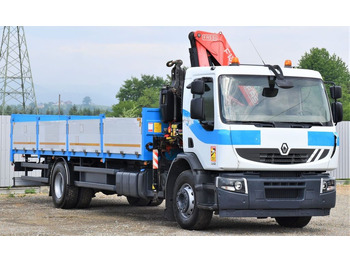 Caminhão grua, Camião de caixa aberta/ Plataforma Renault Premium 320 DXI* FASSI F130AC.23 * FUNK: foto 4