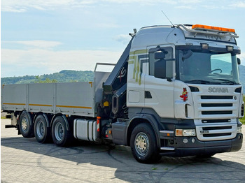 Caminhão grua Scania R480 PRITSCHE 6,85m *HIAB 377 E-8 HIPRO/FUNK*8x4: foto 4