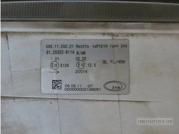 Farol nevoeiro de Caminhão MAN Lighting Mistlamp met RAW Re.: foto 2