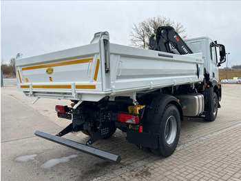 Caminhão basculante, Caminhão grua nuevo Iveco X-WAY AD200X36/P HR OFF 3 way tipper: foto 4