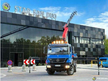 Caminhão basculante, Caminhão grua Mercedes-Benz AXOR 1833 4x4 Palfinger PK 22002 EH Crane Winch: foto 3