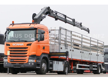Camião de caixa aberta/ Plataforma SCANIA R 410