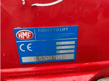 Grua para caminhão HMF 2120 K4 2014 CRANE KRAN REMOTE CONTROL: foto 3