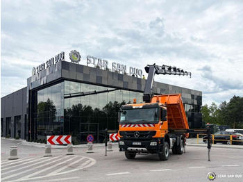 Locação de  Mercedes-Benz  Actros 1841 AK 4x4 Hiab 288E-7 Crane Kipper Mercedes-Benz  Actros 1841 AK 4x4 Hiab 288E-7 Crane Kipper: foto 2