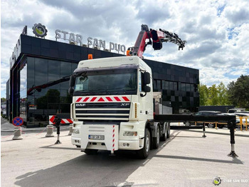 Tractor DAF  XF 105.510 8x4 FASSI F800 XP Crane Fifth wheel: foto 5