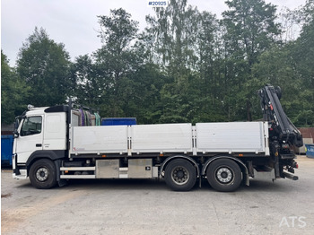 Camião de caixa aberta/ Plataforma, Caminhão grua Volvo FM500: foto 3