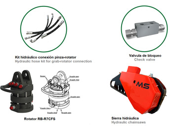 Garra de Grua para caminhão nuevo LOG GRAB PF-M 30: foto 2