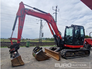 Mini escavadeira KUBOTA KX080