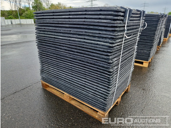 Equipamento de construção Unused Pallet of Plastic Connectable Road Plates, 1200x800x28mm, 22kg per Plate (35 of): foto 2
