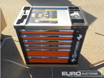 Equipamento para oficina Unused Huttenberg Tools Trolley, 220Pcs, Complete with Tools, 6 Drawers  / Carro Porta Herramientas Completo, 6 Cajones: foto 2