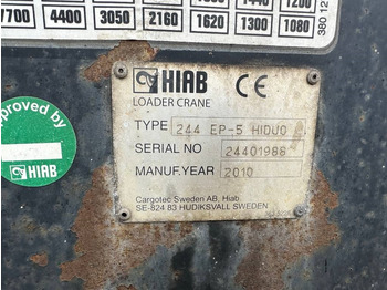 Grua para caminhão de Caminhão Hiab XS 244 EP-5 HiDuo: foto 4
