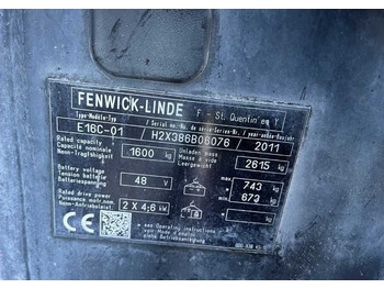 Empilhadeira elétrica Linde E16C-01: foto 4