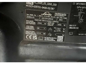 Empilhadeira elétrica Linde E35HL-01: foto 4