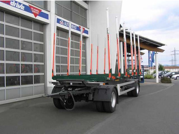 Reboque transporte de madeira nuevo Ebert KHA 18 Kurzholz-Anhänger NEU: foto 4