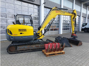 Mini escavadeira Wacker 8003 / MS08 / nur 4.035h / 2014 / Löffelpaket: foto 3