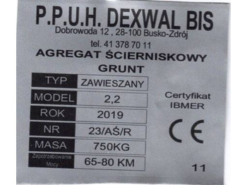 Cultivador Dexwal cultivator Grunt 2,6 m: foto 3